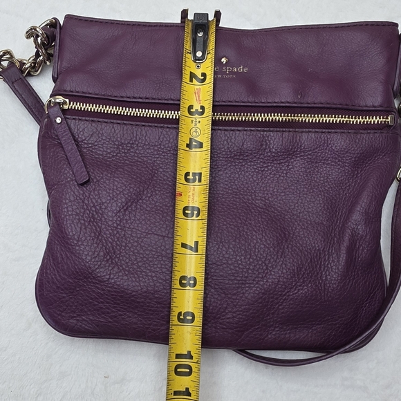 Kate Spade Purple Leather Crossbody Bag - Picture 6 of 9
